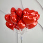 Love Heart Balloon Bouquet Valentines Red